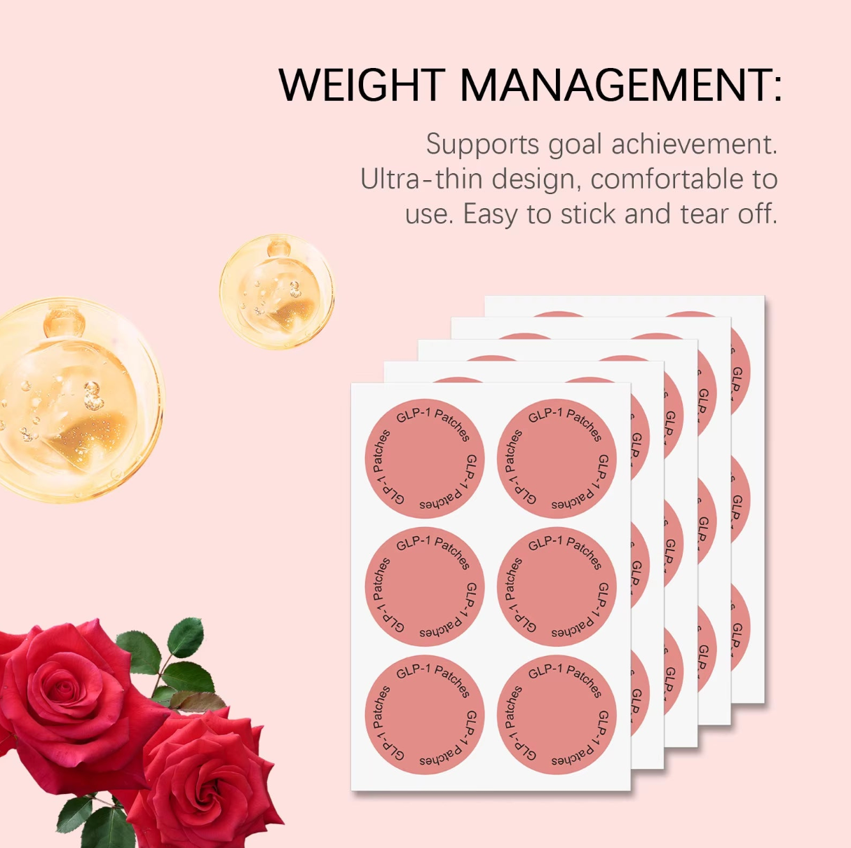 SlimEase GLP-1 Weight Loss Patches